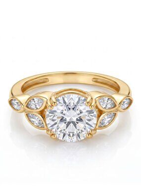 Charmed Aroma Vintage-inspired ring, size 6,  Gold Finish